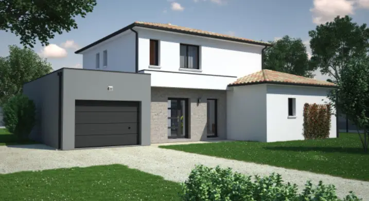 3D maison étage