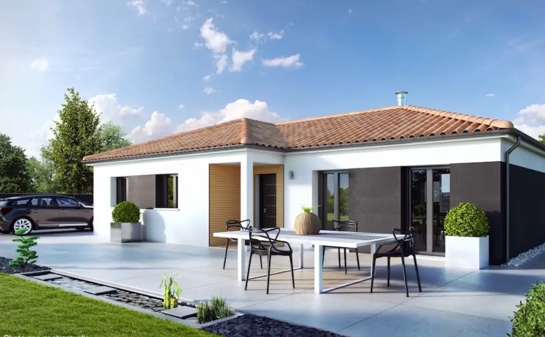3D maison plein pied